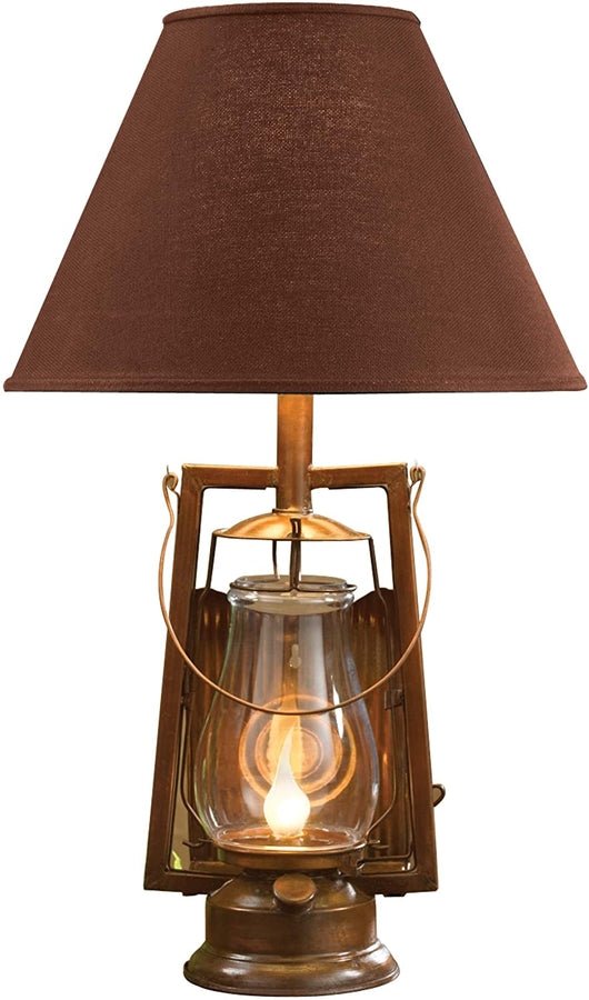 Lumberton Lantern Lamp w/Nightlight - Ozark Cabin Décor, LLC