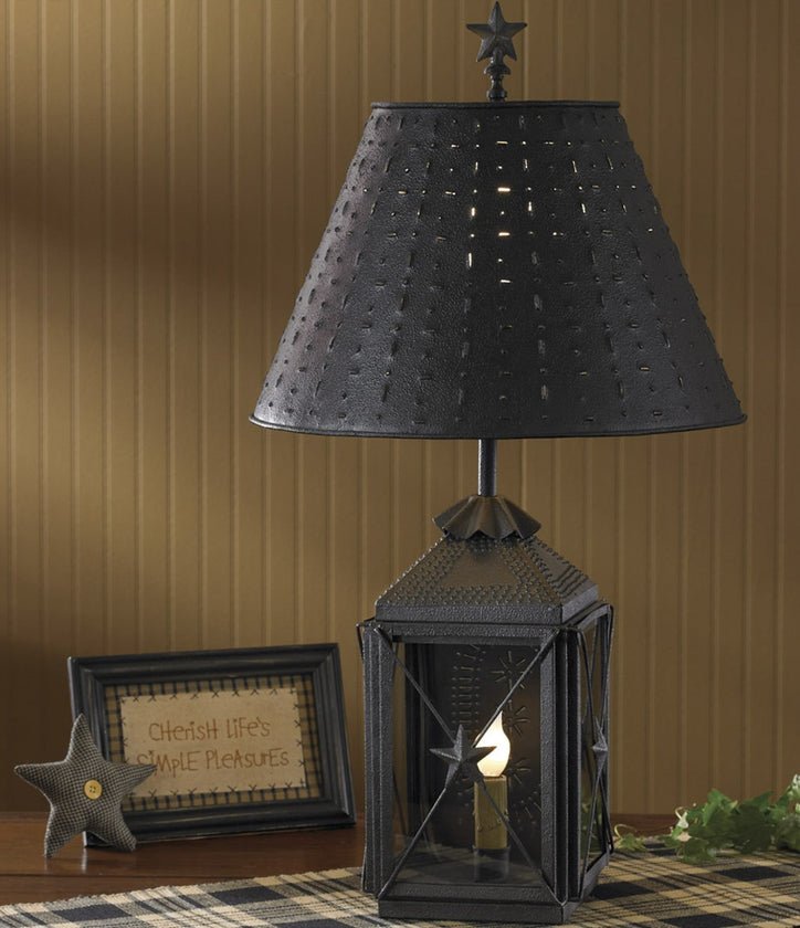 Blackstone Lantern Lamp w/3-Way Switch - Ozark Cabin Décor, LLC