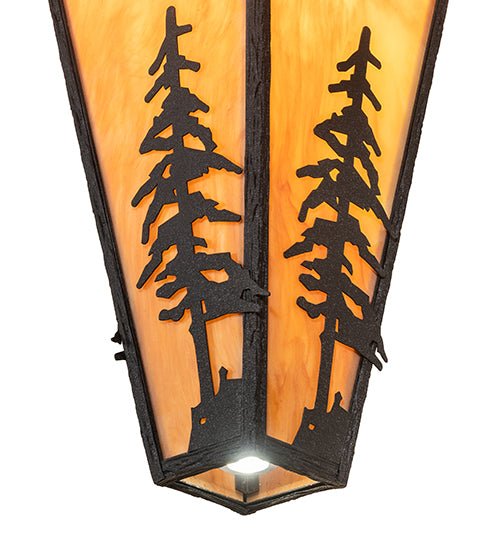 12.5" Square Lone Pine Pendant Light - Ozark Cabin Décor, LLC