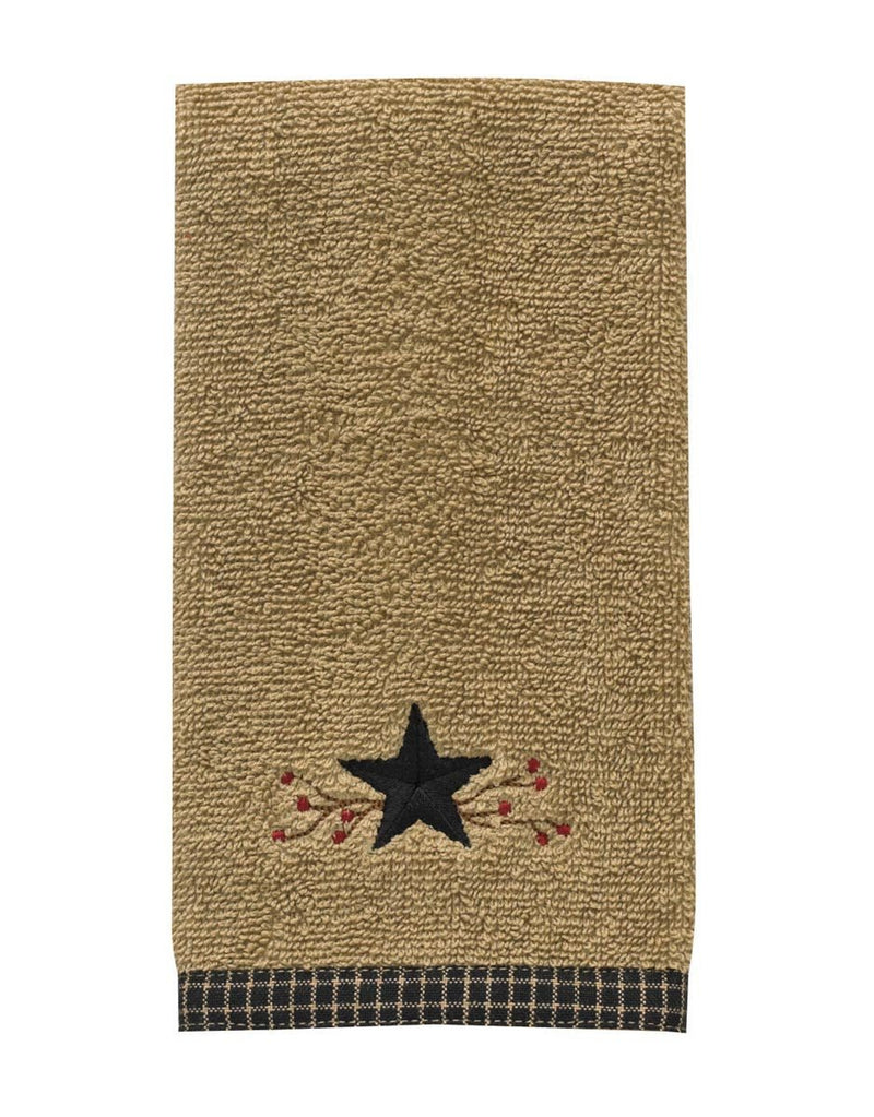 Star Vine Fingertip Towels - Set of 2 - Ozark Cabin Décor, LLC
