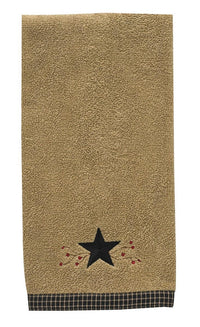 Star Vine Terry Hand Towel - Ozark Cabin Décor, LLC