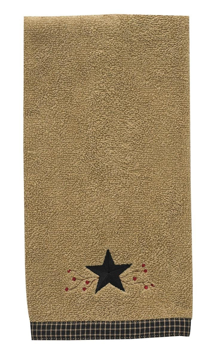 Star Vine Terry Hand Towel - Ozark Cabin Décor, LLC