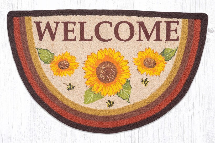 SCP-606 Sunflower Welcome Slice - Ozark Cabin Décor, LLC