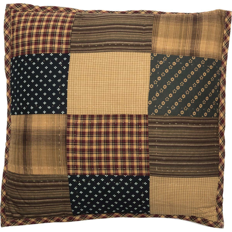Patriotic Patch Quilted Pillow - Ozark Cabin Décor, LLC