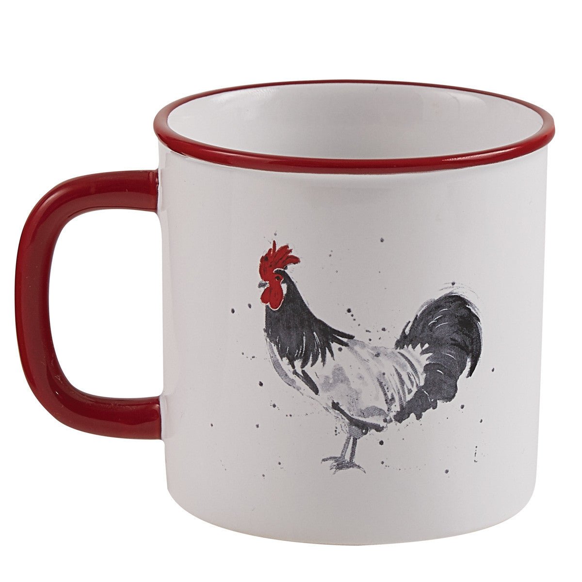 Country Chicken Coop Rooster Mug - Set of 4 - Ozark Cabin Décor, LLC