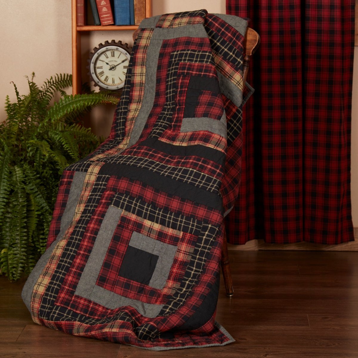 Cumberland Quilted Cotton Throw Blanket