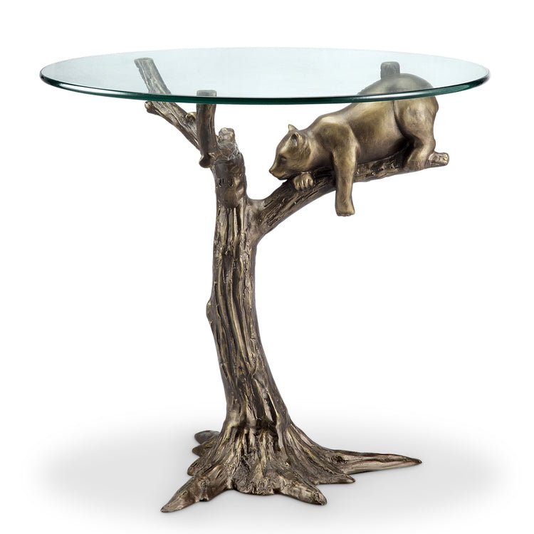 34574 Sleepy Bear End Table - Ozark Cabin Décor, LLC