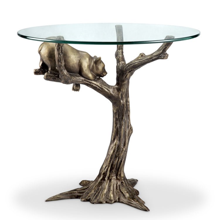 34574 Sleepy Bear End Table - Ozark Cabin Décor, LLC