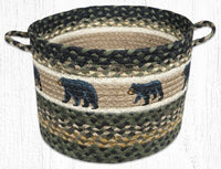 Mama & Baby Bear Braided Jute Utility Baskets - Ozark Cabin Décor, LLC
