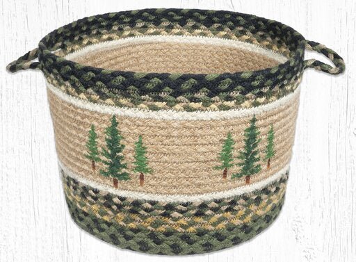 Tall Timbers Braided Jute Utility Baskets - Ozark Cabin Décor, LLC