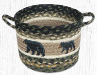 Mama & Baby Bear Braided Jute Utility Baskets - Ozark Cabin Décor, LLC