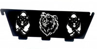 383791 Rustic Growling Bear 30-in W USA Steel Wood Burning Firepit - Ozark Cabin Décor, LLC