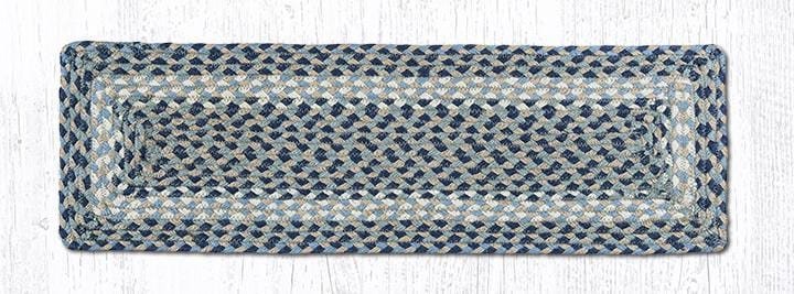 Blue & Natural Stair Tread - Ozark Cabin Décor, LLC
