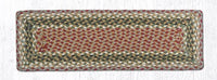 Olive, Burgundy, & Gray Stair Tread - Ozark Cabin Décor, LLC