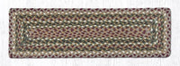 Olive, Burgundy, & Gray Stair Tread - Ozark Cabin Décor, LLC