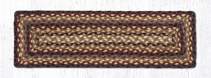 Black Cherry & Cream Stair Tread - Ozark Cabin Décor, LLC