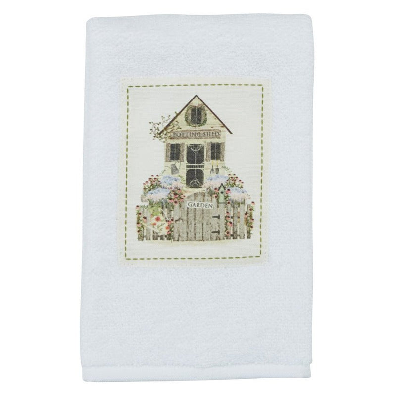 Spring Garden Terry Fingertip Towels - Set of 2 - Ozark Cabin Décor, LLC