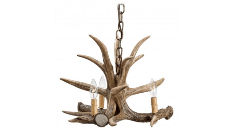 Whitetail Deer 3 Large Antler Chandelier - Ozark Cabin Décor, LLC