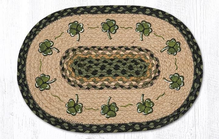 Shamrock Oval Braided Placemat