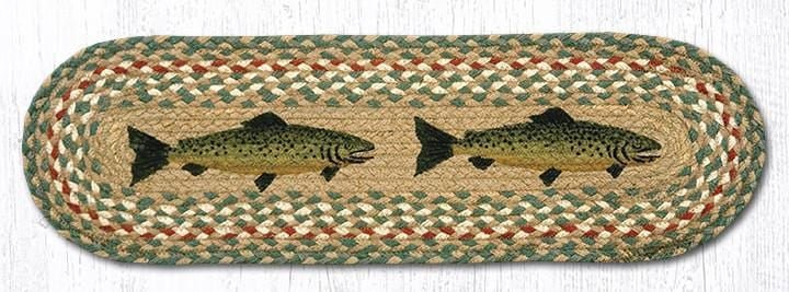 ST-OP-009 Fish Stair Tread - Ozark Cabin Décor, LLC