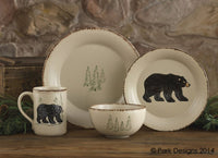 Rustic Retreat Mug - Set of 4 Bear - Ozark Cabin Décor, LLC