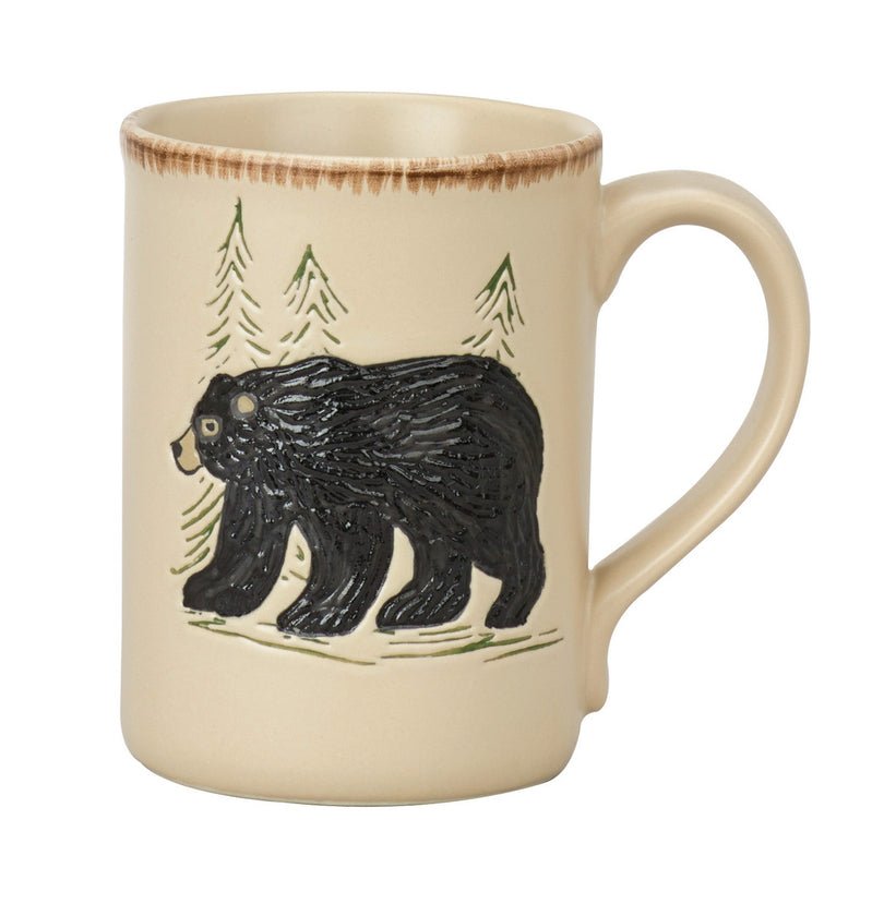 Rustic Retreat Mug - Set of 4 Bear - Ozark Cabin Décor, LLC