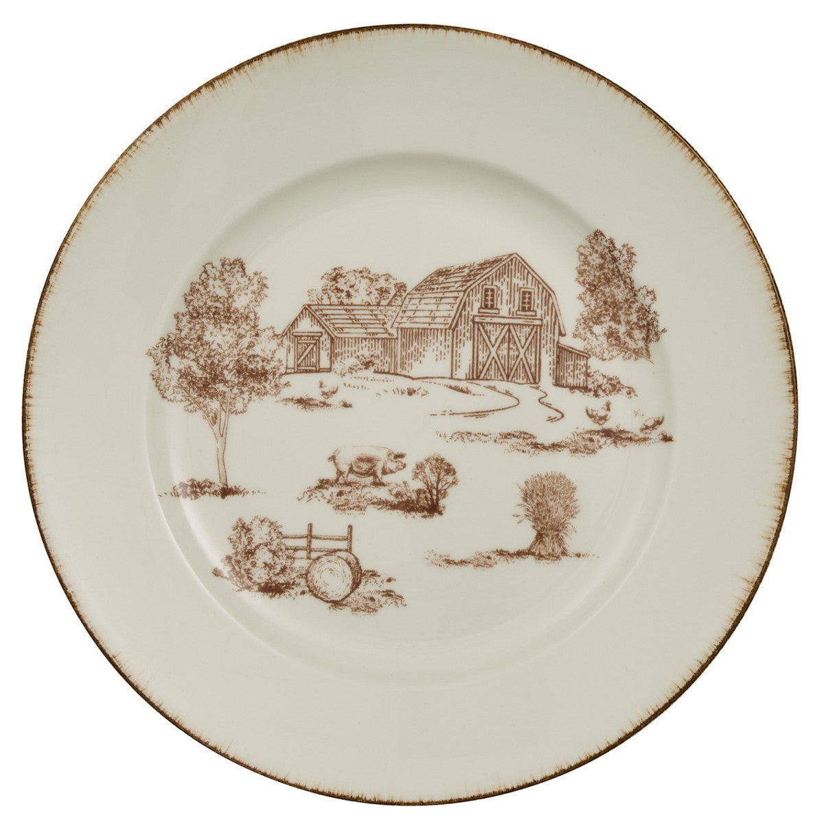 Down On The Farm Salad Plate - Set of 4 - Ozark Cabin Décor, LLC