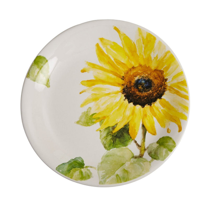 Sunflower Salad Plate - Set of 4 - Ozark Cabin Décor, LLC