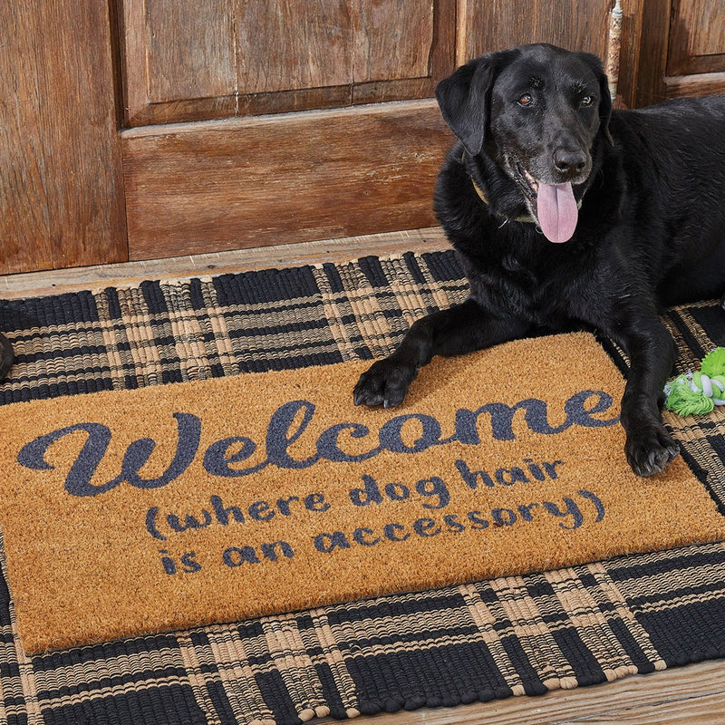 Welcome Dog Hair Doormat - Ozark Cabin Décor, LLC