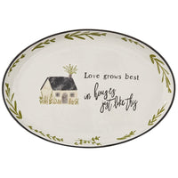 PD-4971-663 Together Oval Platter - Ozark Cabin Décor, LLC