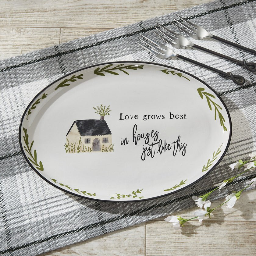 Together Oval Serving Platter - Thumbnail 2