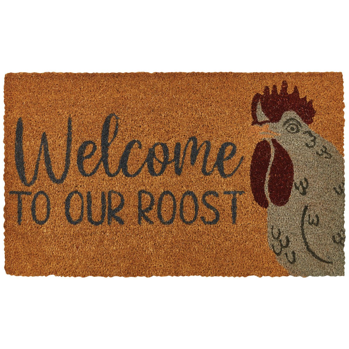 Welcome To Our Roost Doormat - Ozark Cabin Décor, LLC