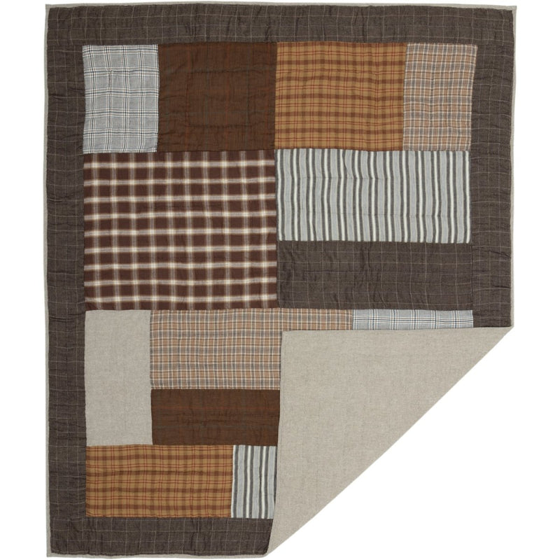 Rory Patchwork Quilted Throw - Ozark Cabin Décor, LLC