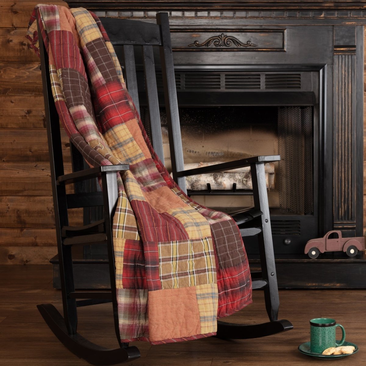 Wyatt Quilted Throw Blanket - Thumbnail 3