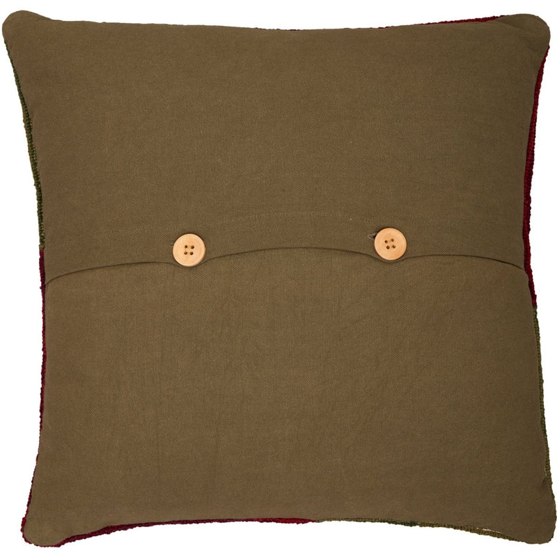 Tea Cabin Hooked Pillow - Ozark Cabin Décor, LLC