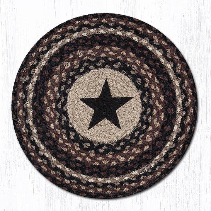 Black Star Placemat - Ozark Cabin Décor, LLC