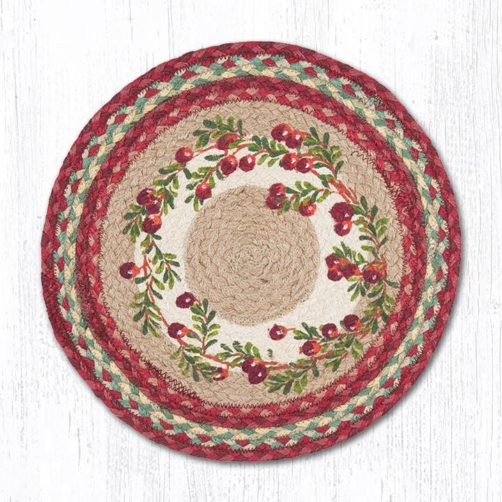 Cranberries Placemat - Ozark Cabin Décor, LLC