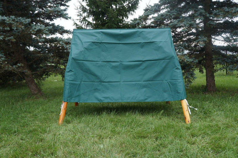5' WeatherMax Lawn Swing Cover In Forest Green - Ozark Cabin Décor, LLC