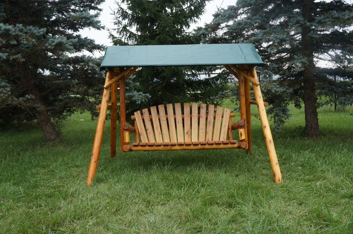 Cedar Log 5' Lawn Swing - Ozark Cabin Décor, LLC