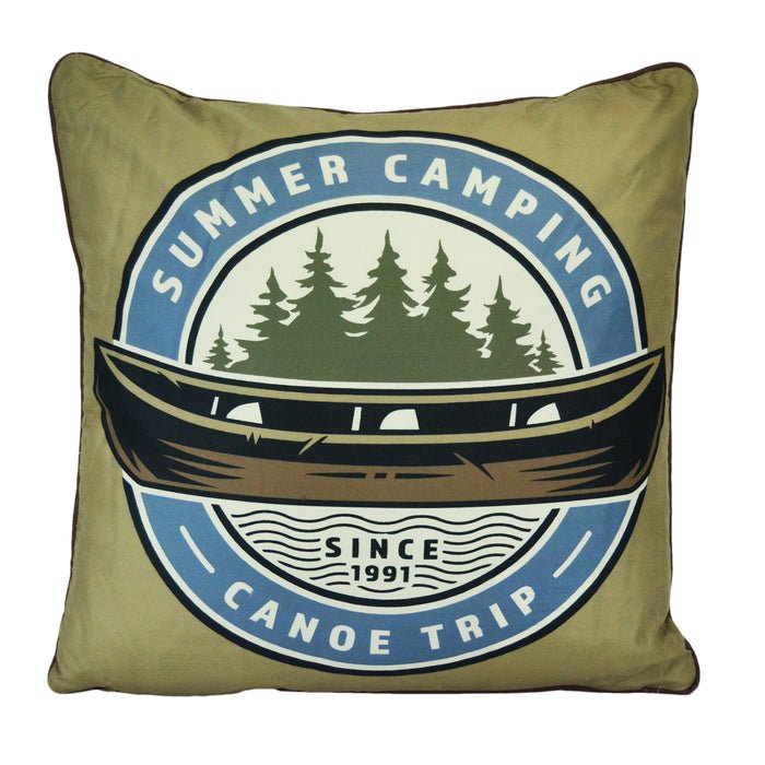 Mountain Stream Camping Deco Pillow - Ozark Cabin Décor, LLC