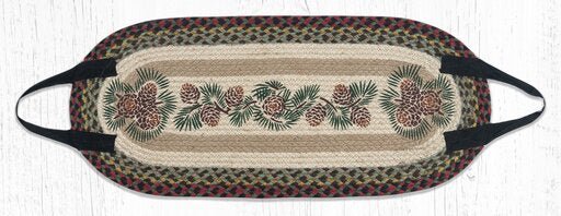 LCP-081 Pinecone Log Carrier - Ozark Cabin Décor, LLC