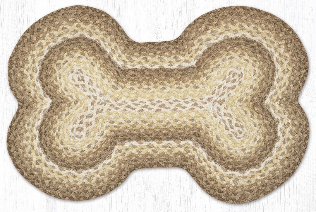 Dog Bone Rug - Natural - Ozark Cabin Décor, LLC