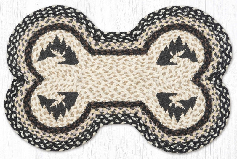 Dog Bone Rug - Graphic Moose - Ozark Cabin Décor, LLC