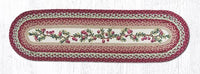 Cranberries Oval Patch Table Runner - Ozark Cabin Décor, LLC