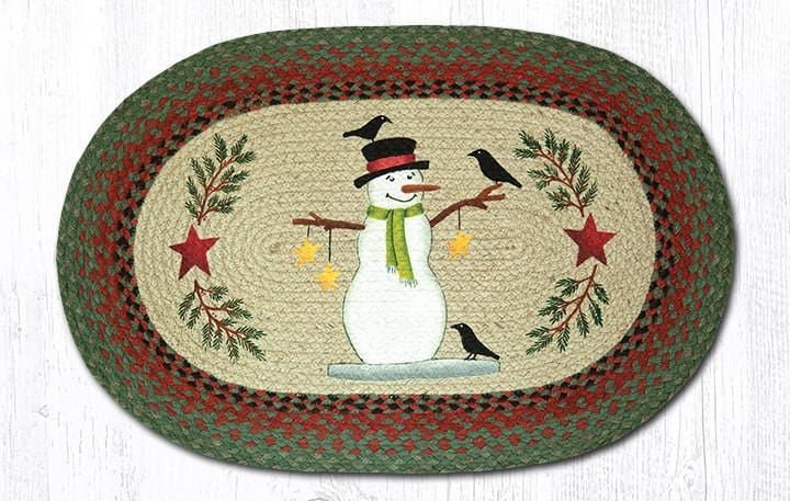 OP-025 Snowman with Crow - Ozark Cabin Décor, LLC