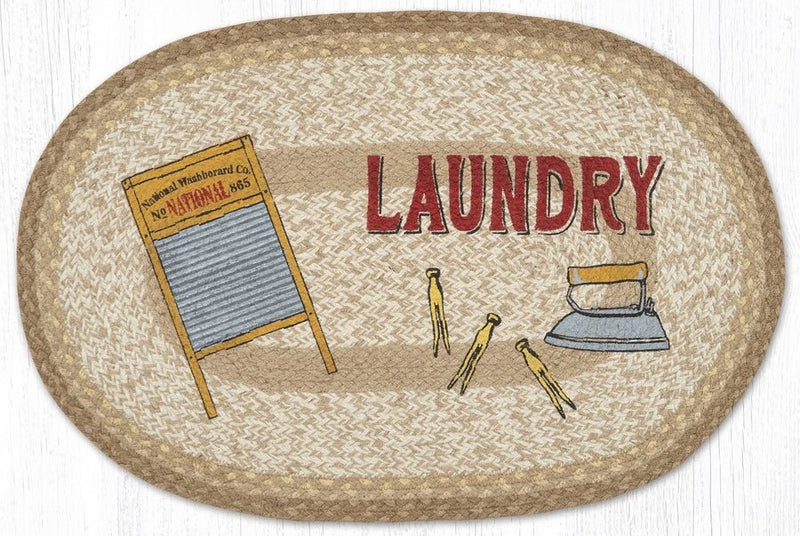 OP-776 Laundry Braided Rug - Ozark Cabin Décor, LLC