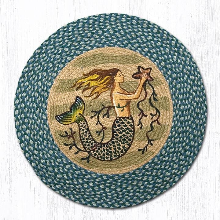 Mermaid Round Rug - Ozark Cabin Décor, LLC