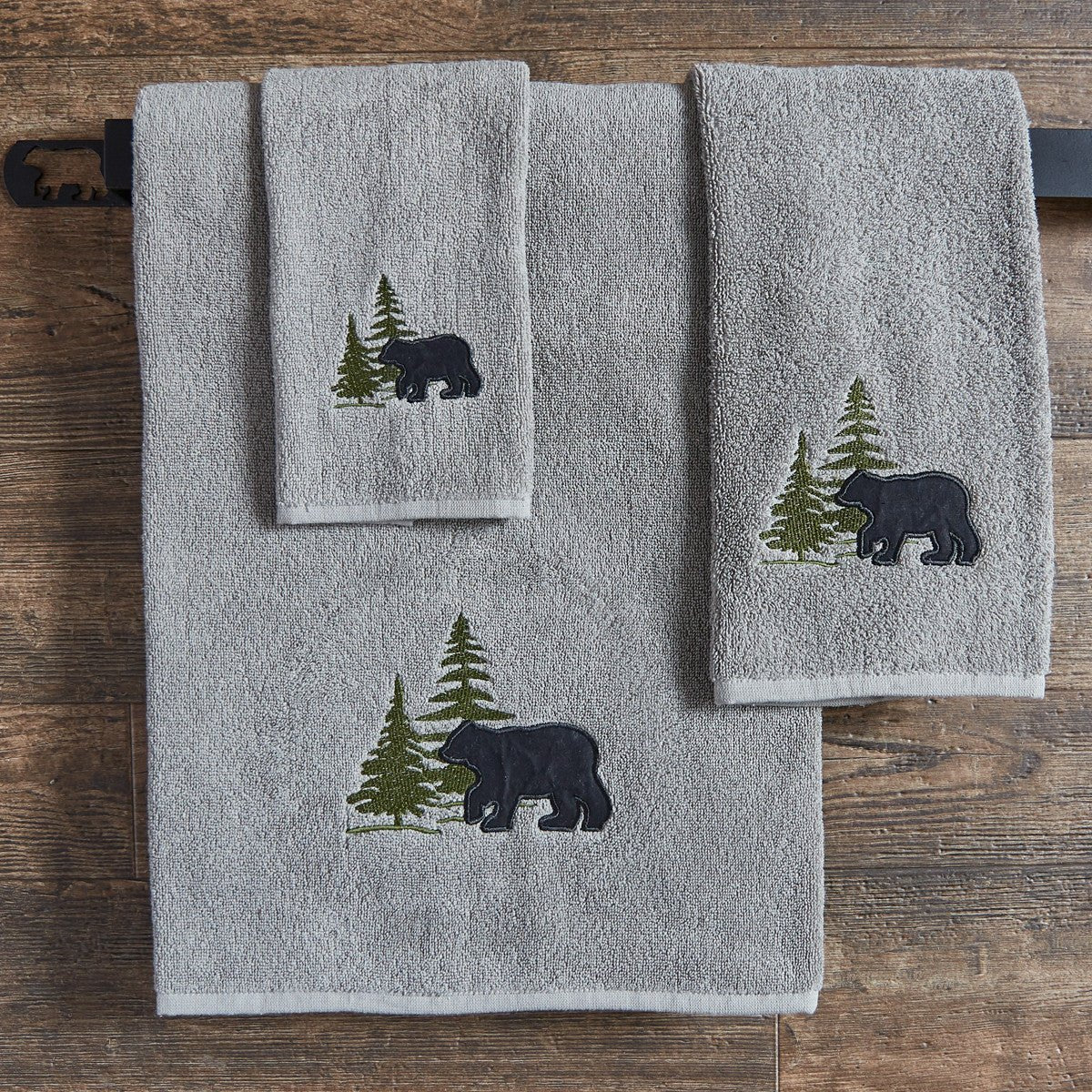 Cabin Bear Bath Towel - Ozark Cabin Décor, LLC