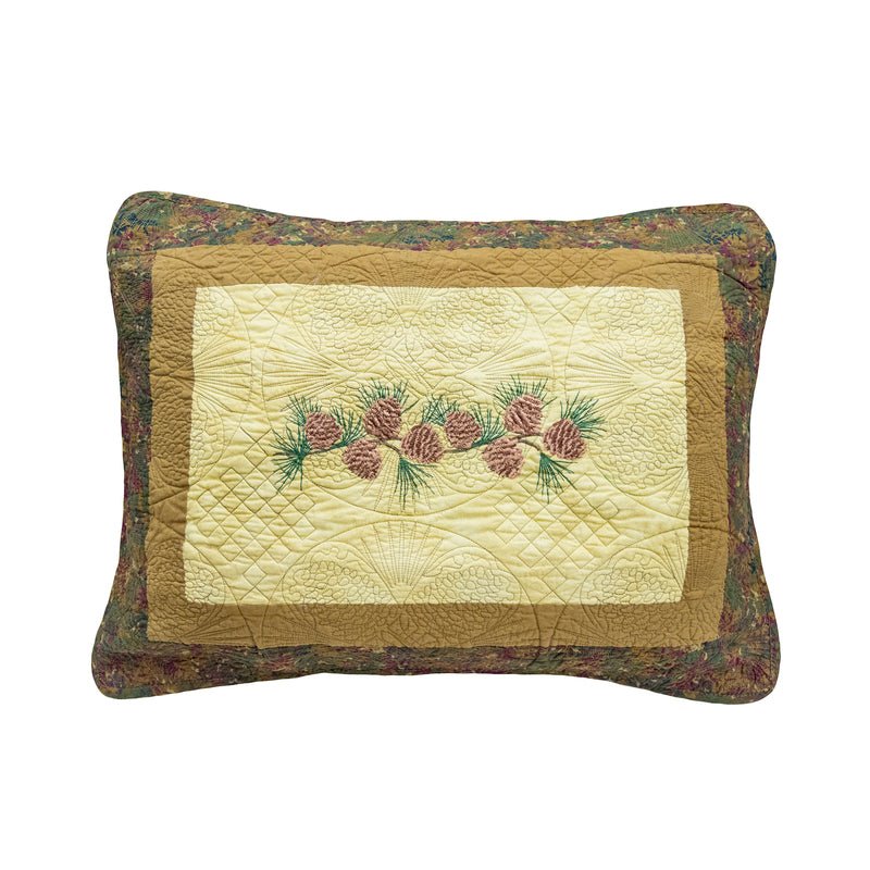Cabin Raising Pinecone Quilted Bedding Collection - King - Ozark Cabin Décor, LLC