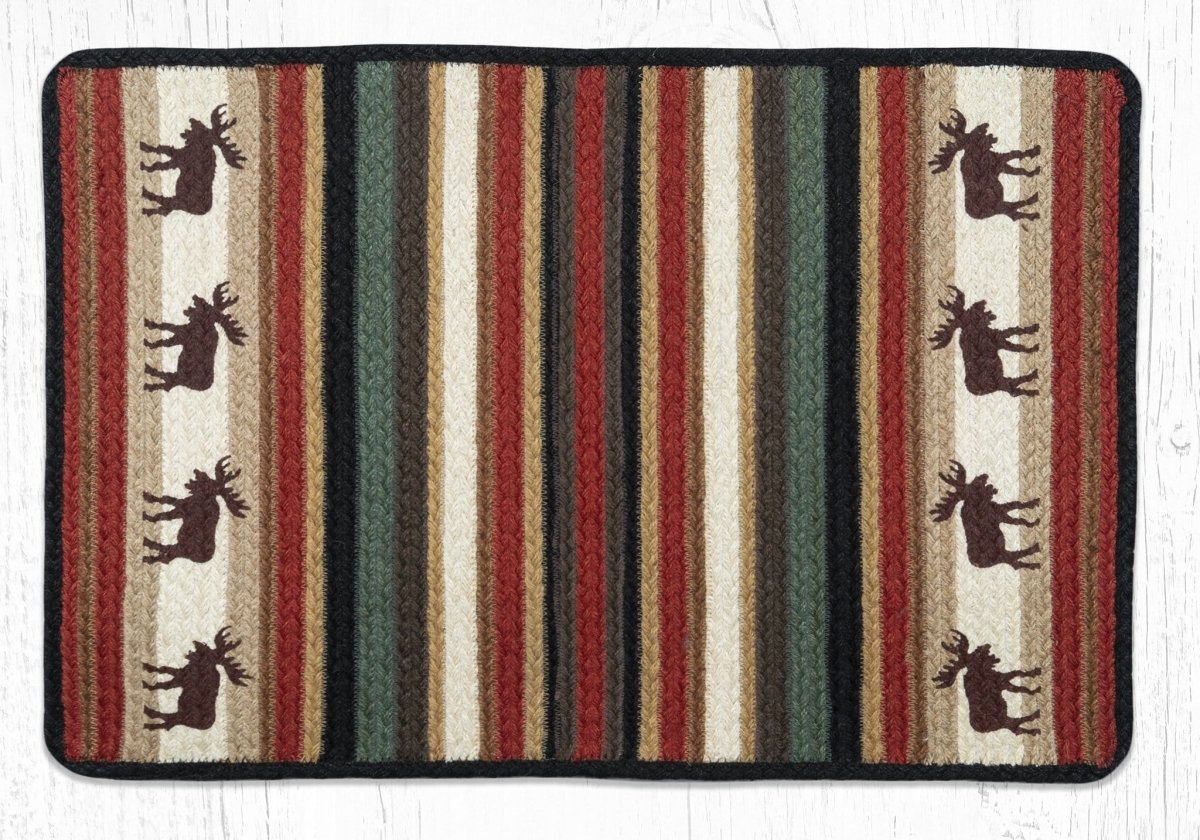 VRP-019 Moose Cabin Rug - Ozark Cabin Décor, LLC